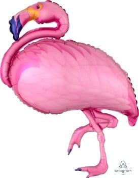 Flamingo Supershape Foi/Mylar Balloon, Anagram Balloons, An111236
