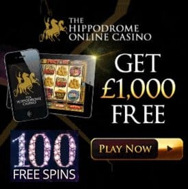 Hippodrome Online Casino - 25 free spins on Karaoke Party - ND bonus!