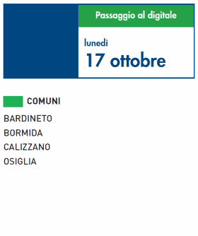 Lunedì 17 Ottobre | Digitale terrestre: Dtti.it