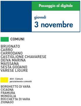Giovedi 3 Novembre | Digitale terrestre: Dtti.it