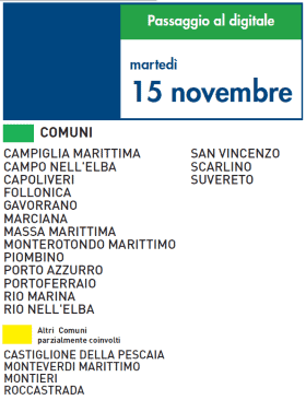 Martedi 15 Novembre | Digitale terrestre: Dtti.it