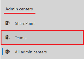 Microsoft Teams Admin