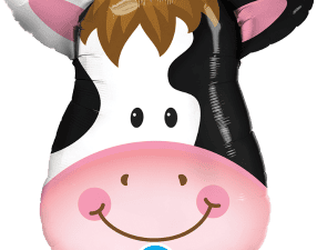 Contended Cow Mylar/ Foil Balloon, Q41802