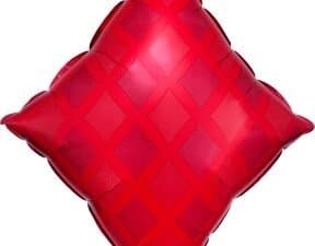 Red Diamond Casino Theme/Card Game Foil/Mylar Balloon