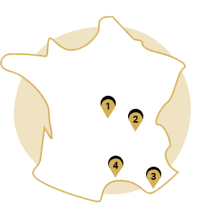 Points de retrait des essaims d'abeilles