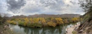 Landscape view of the Verde River of Verde Valley, Arizona