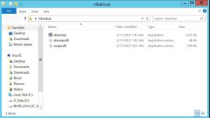 NtBackup files