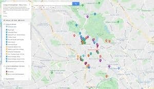 Living in Hampstead Map