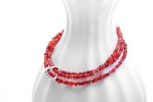 Romantisches Wickelarmband mit Herz