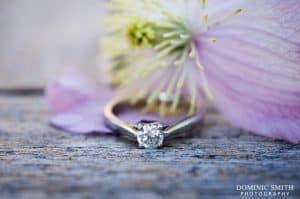 Close-up photograph of Hazelz engagement ring