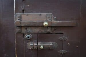 A new lock was handcrafted or purchased.