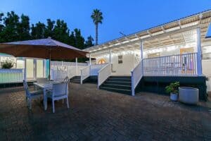 1404 Felton Street - Evening Shot of the Backyard