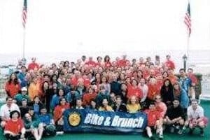 Group photo of the Bike & Brunch group I belonged to when I was dating.