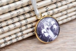 Goldenes Brautstrauß Memorial mit Foto