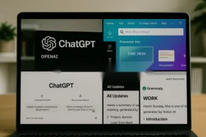 ilustrasi aplikasi AI gratis untuk pekerjaan harian