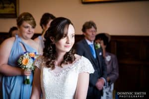 Hazel and Robs wedding ceremony at Stanhill Court