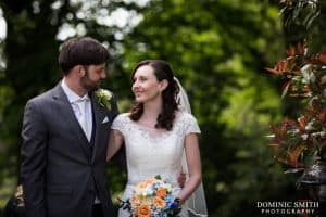 Hazel and Rob photographed at Stanhill Court Hotel