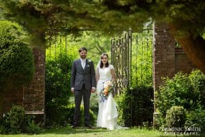 Hazel and Rob photographed at Stanhill Court Hotel