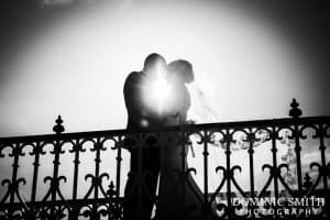 Bridal photo taken at the Bandstand on Brighton Seafront