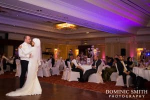 Bride and Groom dancing