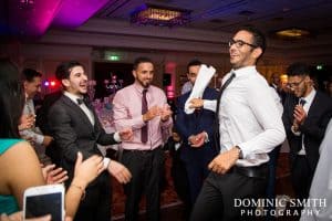 Guests dancing