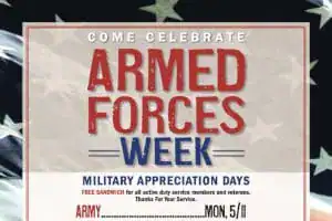 FREE Sandwich for Military at Mission BBQ