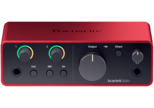 Focusrite Scarlett Solo 4e génération