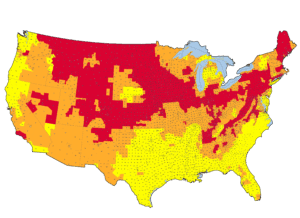 us radon map