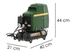 Compressor elétrico coaxial portátil 1.5hp, 8bar, monofásico