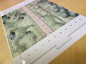 Gaming Paper Clear Tiles for Tabletop RPG 4 Pack - Image 5