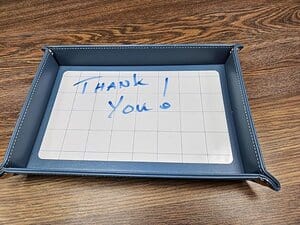 Gaming Paper Dry Erase Dice Tray - Image 2