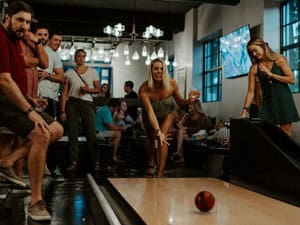 Bowling is one of the activities you can use for Meetup dating.