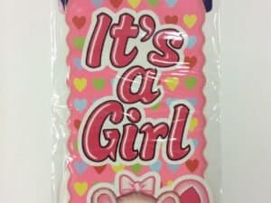 It's a Girl, Sign Decoration, Baby Shower Decorations.