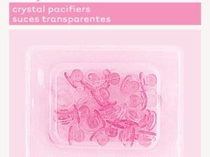 zCrystal Pacifier, Pink, Baby Shower Favors