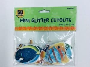 Mini Glitter Cutouts Sealife
