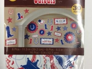 Cowboy Theme Cutouts