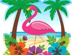 Cutouts Palm Tree & Birds