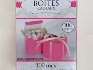 Hot Pink Favor Boxes
