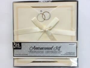 Announcement Kit, Invitations & Reply Cards