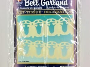 White Bell Garland Art-Tissue Decoration