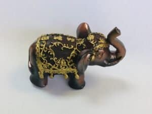 Elephant with Gold Pattern