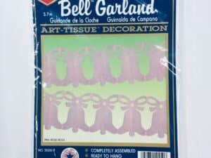 Pink Bell Garland Art Tissue Decoration