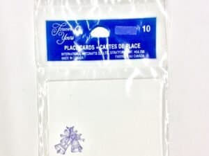 Purple Bell Place Cards