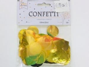 Mettalic Gold Confetti Dots