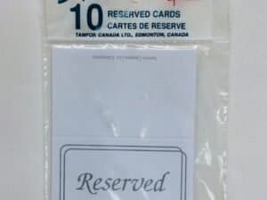 Reserved Cards