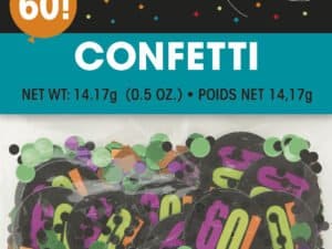 60th Birthday Confetti