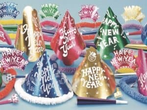 Cabaret Party Kit for 50, Happy New Year Kit, New Year Party Supply