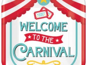 Carnival Party Supply, 7" Dessert Plate