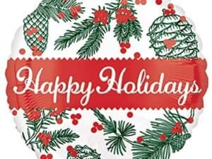 Happy Holidays Foil/Mylar Balloon, Anagram33980
