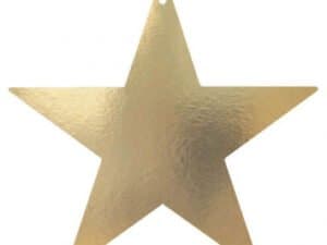 Gold Foil Star Cutouts
